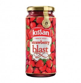 Kissan Strawberry Blast Jam   Glass Jar  320 millilitre